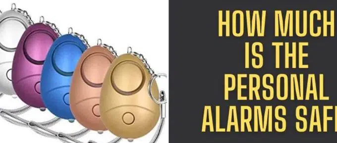 How Much Is The Personal Alarms Safe?