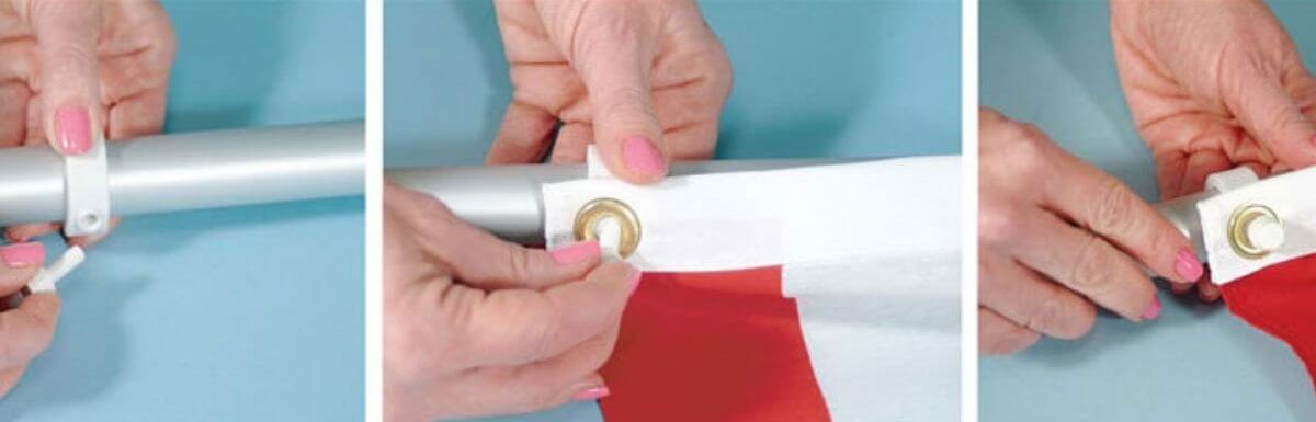 How To Hang A Flag With Grommets