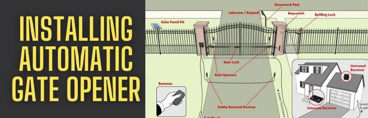 Installing Automatic Gate Opener : Step By Step Guide