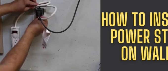 How To Install Power Strip On Wall
