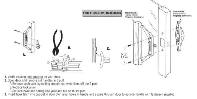 Steps To Change A Sliding Glass Door Lock