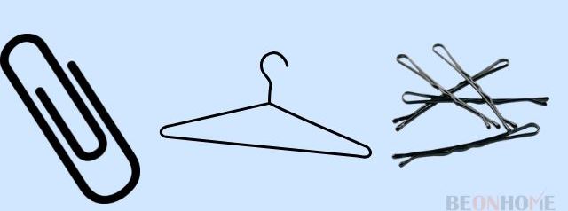 A Coat-Hanger, A Paper Clip and some Bobby Pins