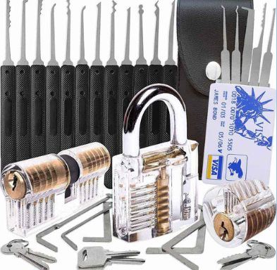 a lock-picking kit