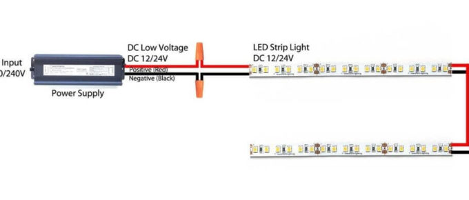 How To Connect Multiple Led Strips To One Power Source?