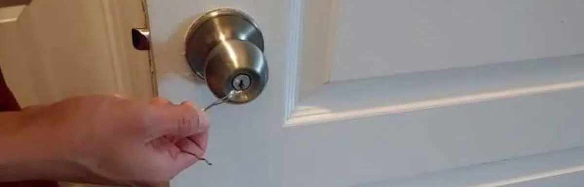How To Open A Locked Bathroom Door?