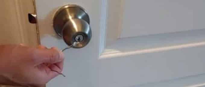 How To Open A Locked Bathroom Door