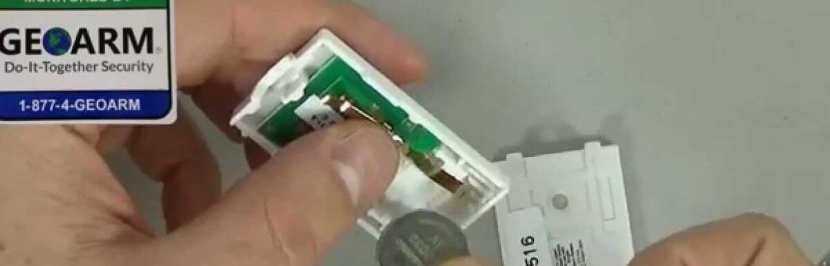 How To Replace Battery In Door Alarm Sensor?
