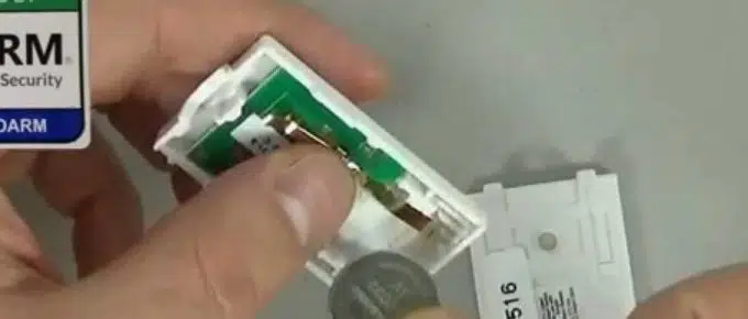 How To Replace Battery In Door Alarm Sensor