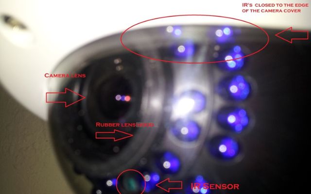 IR Lights on a CCTV