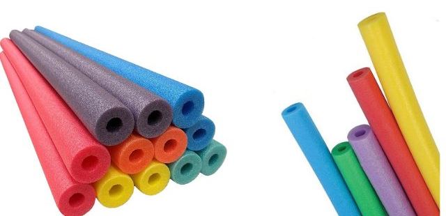 Some pool noodles