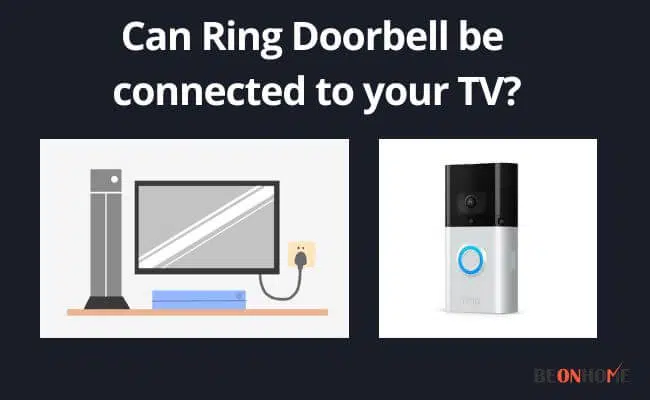connecting ring doorbell to your TV