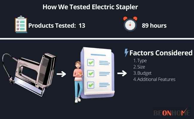 Electric Stapler Testing and Reviewing