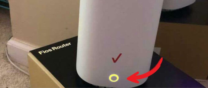 Fix The Yellow Light Of The Fios Router
