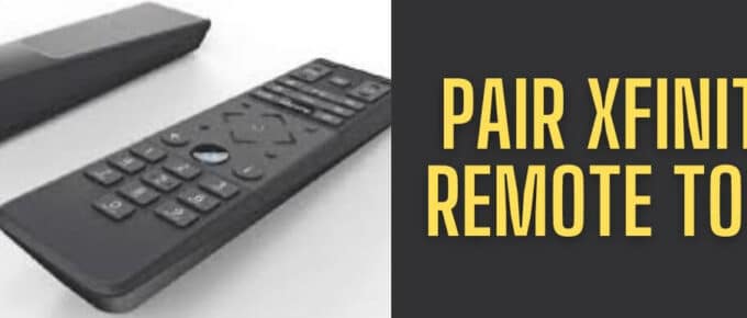 How To Pair Xfinity Remote To Tv