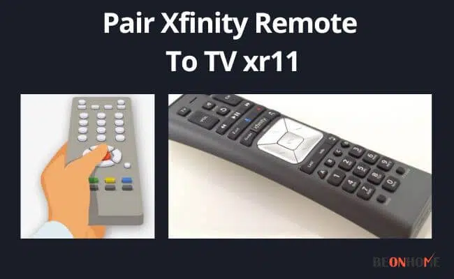 Pairing Xfinity Remote To Tv xr11
