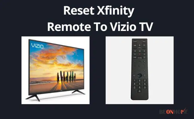 Reseting Xfinity Remote To Vizio TV