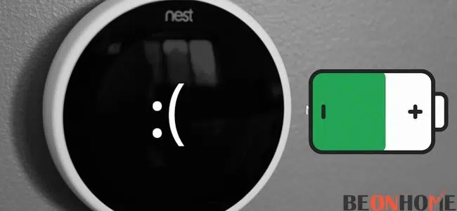 Nest Thermostat ต้องการการชาร์จ