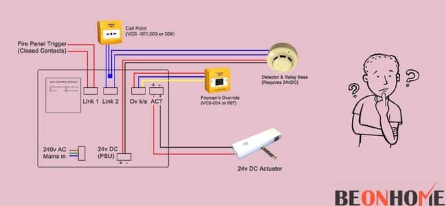 Mains Powered Smoke Alarm Wiring Diagram