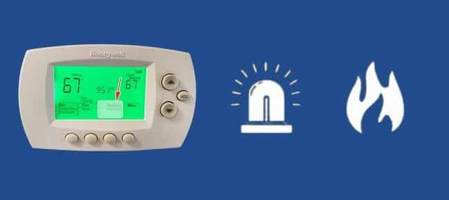 Em heat on your thermostat indicates your emergency heat