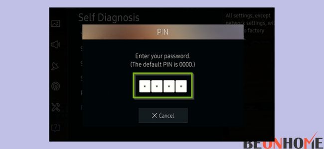 Enter TV’s PIN (Default PIN Is “0000”)