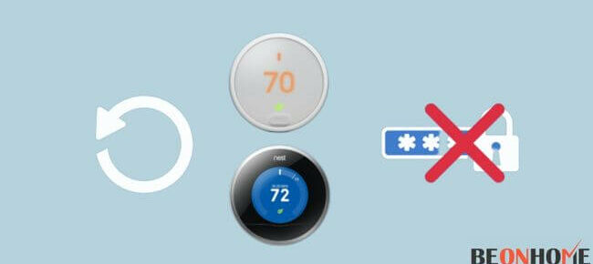 Reset Nest Thermostat without a pin