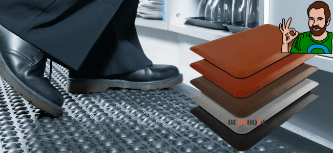 Anti-fatigue mats and shoes