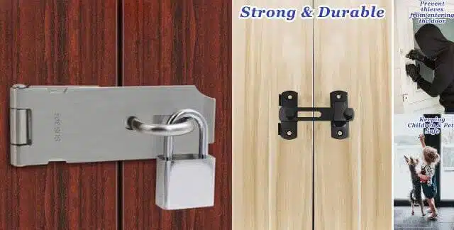 Different locks to lock a Sliding Barn Door from outside