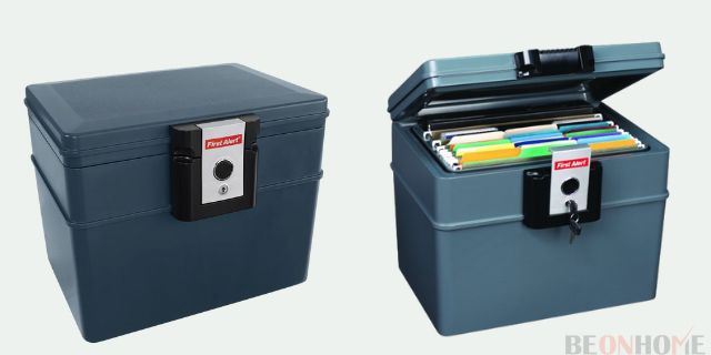 First Alert 2037F Water and Fire Protector File chest