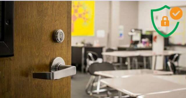Locking A Classroom Door With The Chair