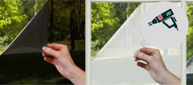 A person taking Window Haze Off Glass