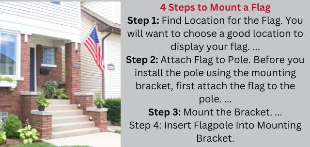Steps to o Install A Flag On A House