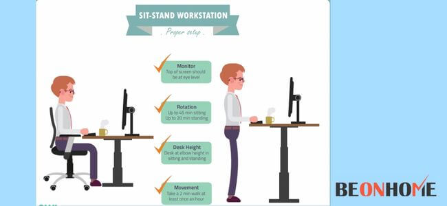Benefits of a Sit-stand workstation
