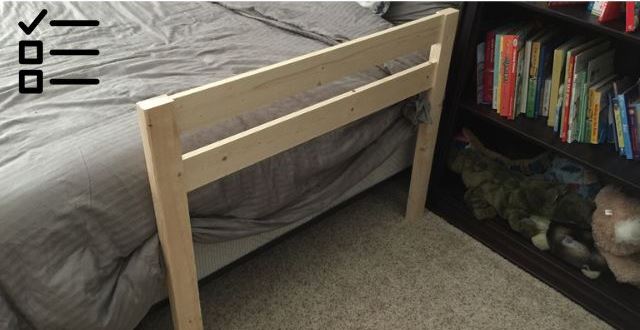 A home build Toddler Bed