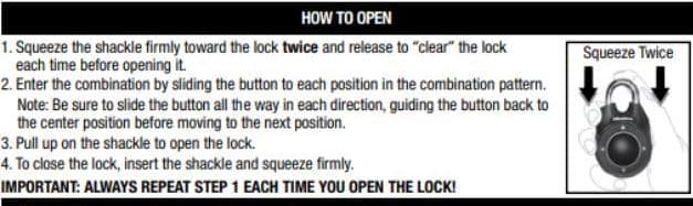 Steps To Unlock A Master Lock Speed Dial