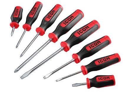 Different sizes of Screwdrivers