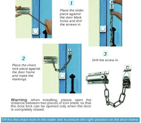 Steps To Install A Chain Lock