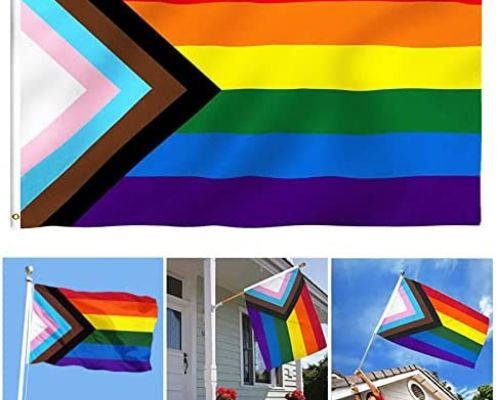 Steps To hang a pride flag vertically