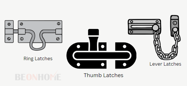 Different Types Of Gate Latch Based On Style