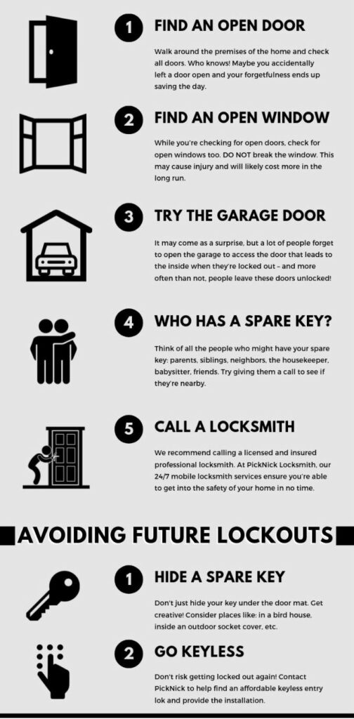 Steps to do when You Are Locked Out