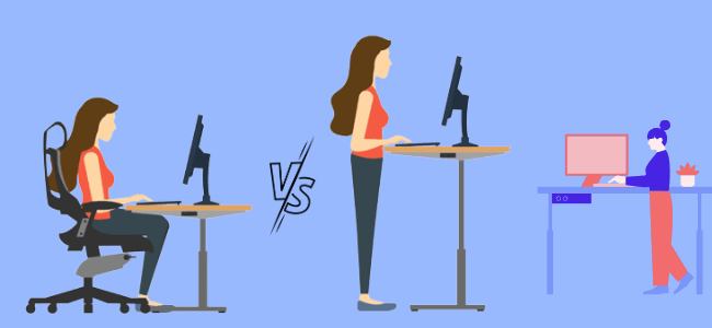 Standing desk vs Sitting desk