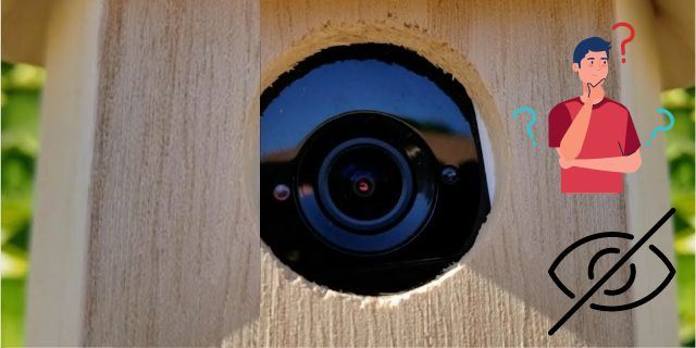 A Security Camera hidden In A Window
