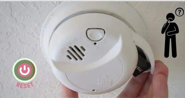 Reseting the Smoke Alarm After Replacing the Battery