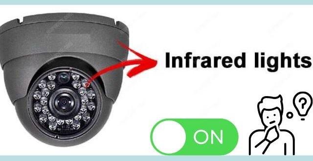 Infrared Lights on a CCTV camera