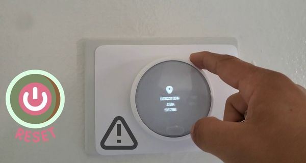 Resetinf a Nest Thermostat That Isn't Working