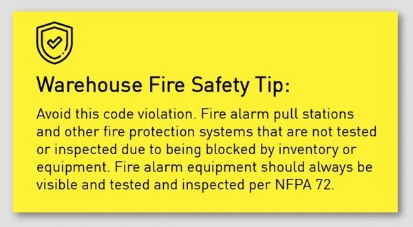 Warehouse Fire Safety Checklist  