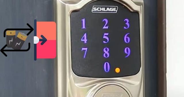 Red Light Blinking On Schlage Lock after Battery Change